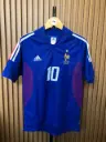 France Home Jersey 2002 with No. 10 Zinedine Zidane