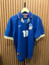 Italy Home Jersey 1996–1997 with No. 19 Enrico Chiesa