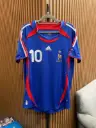 France Home Jersey 2006 with No. 10 Zinedine Zidane