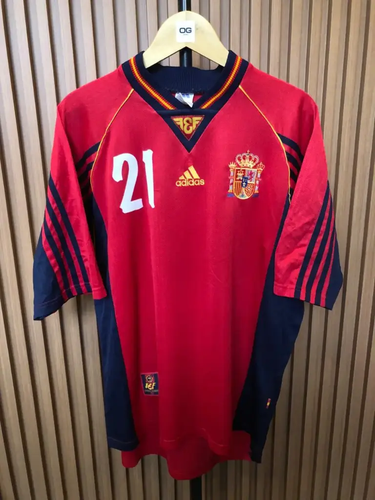 Spain Home 1998 - #21 Luis Enrique