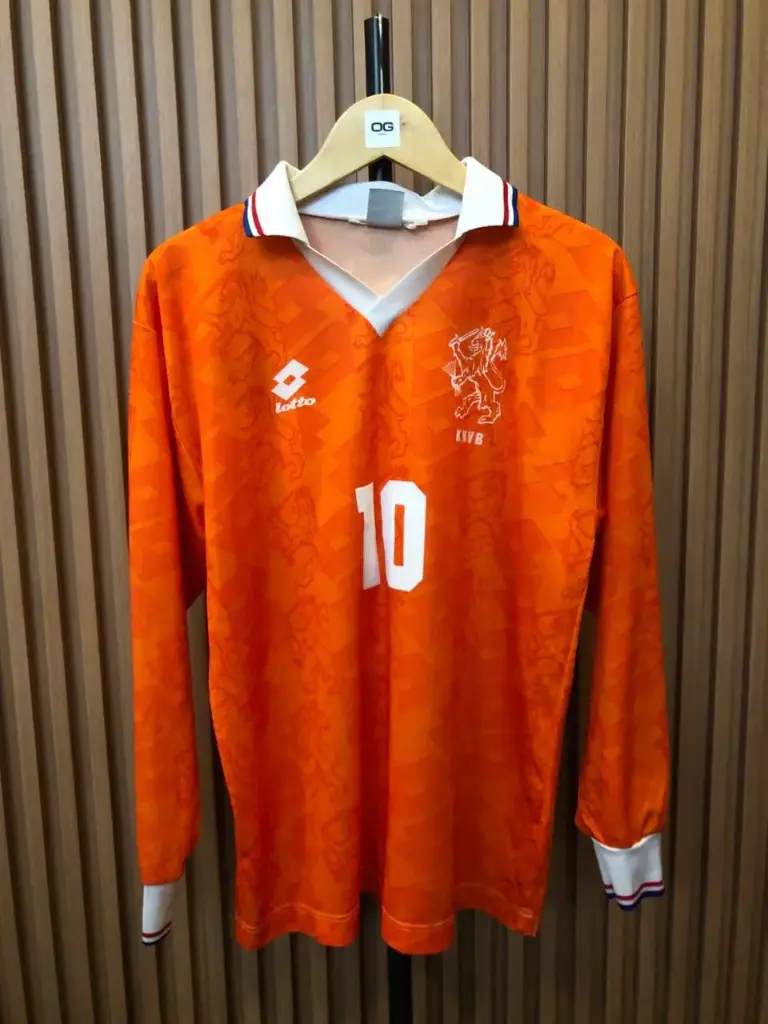 Netherland Home 1994 Long Sleeve - #10 Dennis Bergkamp