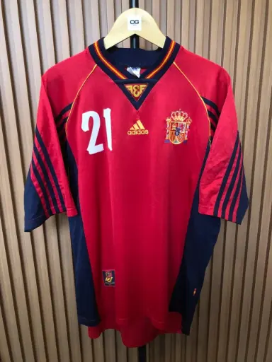 Spain Home 1998 - #21 Luis Enrique