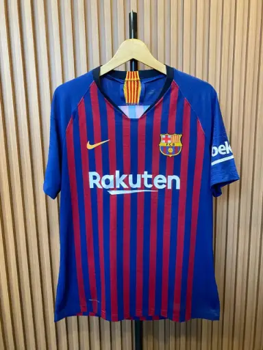 BARCELONA HOME 2018/19 PLAYER ISSUE - #10 LIONEL MESSI 